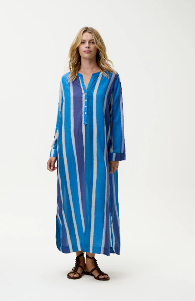 Bazaar-Moroccan Stripe/Cotton - Blue