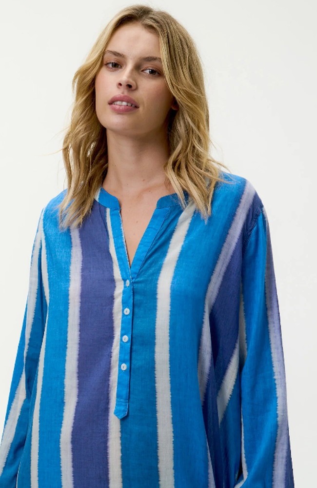 Bazaar-Moroccan Stripe/Cotton - Blue