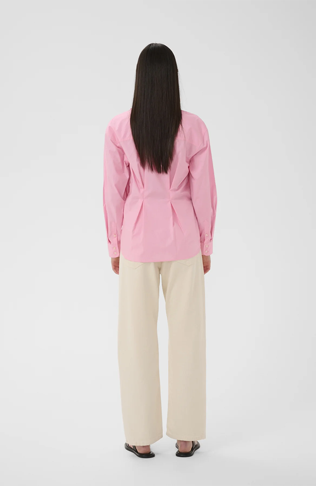 Lelo Dallas Pleated Shirt - Candy Pink