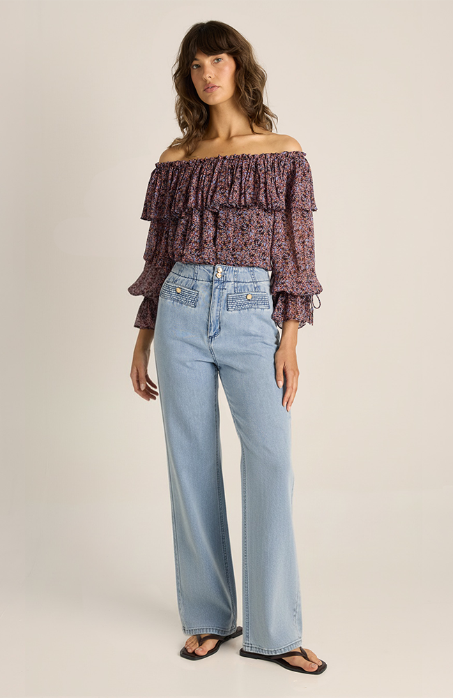 Lila Straight Leg Jean - Light Wash