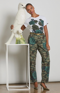 Muster Pant - Camo & Roses