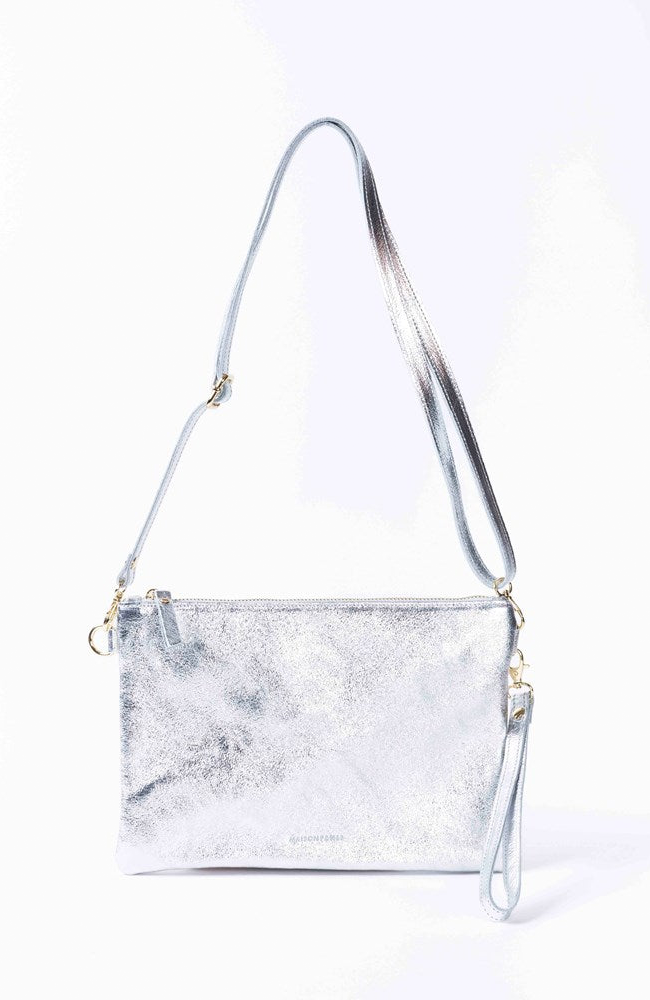 Crossbody/Clutch Bag  - Silver