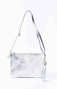Crossbody/Clutch Bag  - Silver