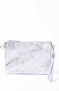 Crossbody/Clutch Bag  - Silver