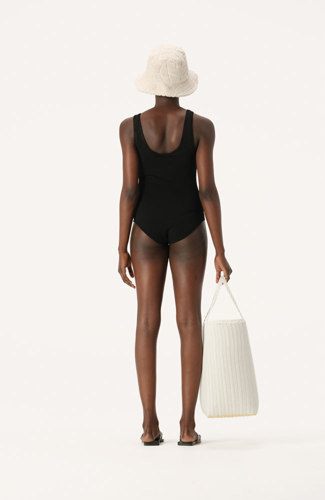 Lya Knit Bodysuit - Black