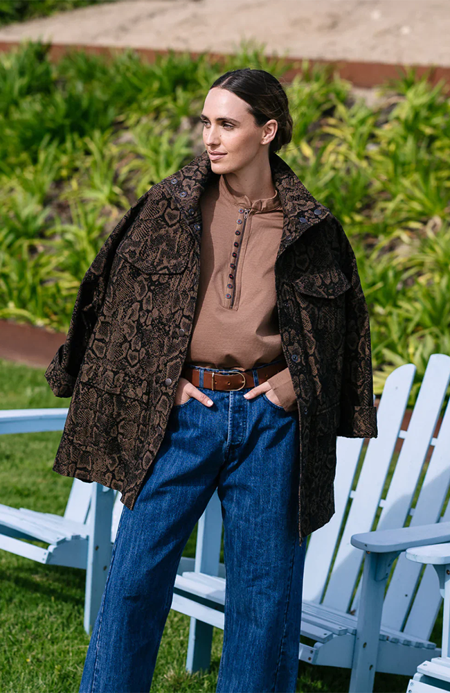 Croft Jacket - Brown Snake