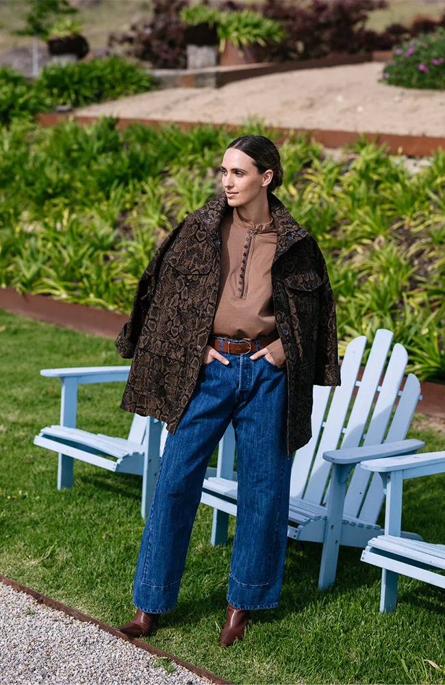 Croft Jacket - Brown Snake