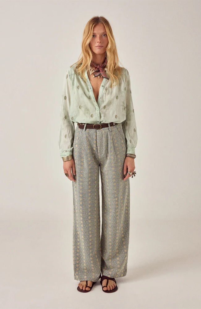 Rani Shirt Mineral Waves - Jade