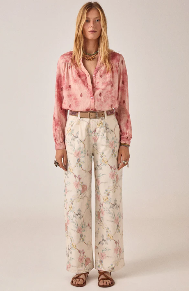 Mineral Waves Rani Shirt - Granate