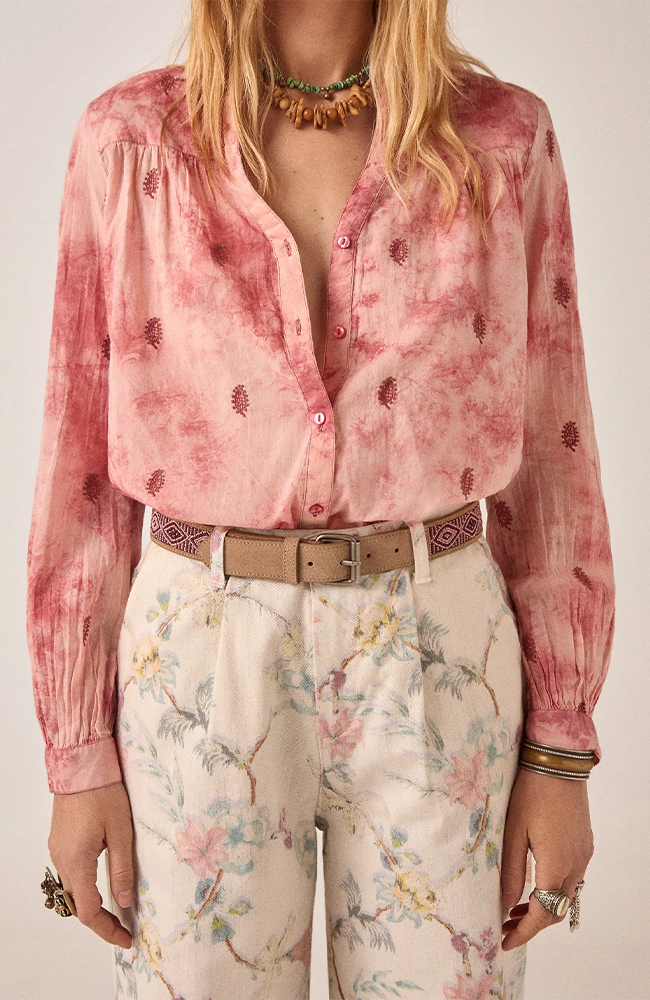 Mineral Waves Rani Shirt - Granate