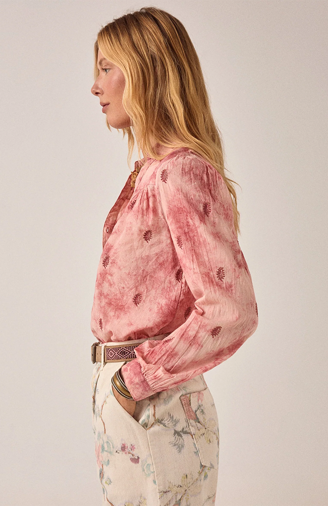 Mineral Waves Rani Shirt - Granate