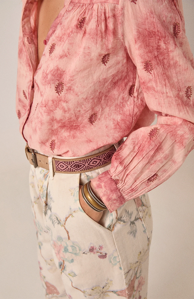 Mineral Waves Rani Shirt - Granate