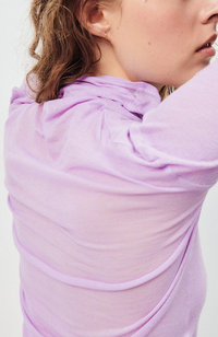 Massachusetts L/S Roll-Neck - Parme Lilac