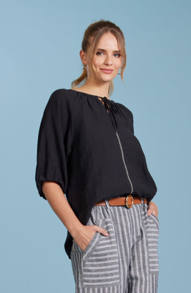 Whisper Blouse - Black