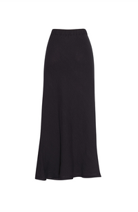 Echo Linen Skirt - Midnight
