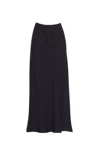 Echo Linen Skirt - Midnight