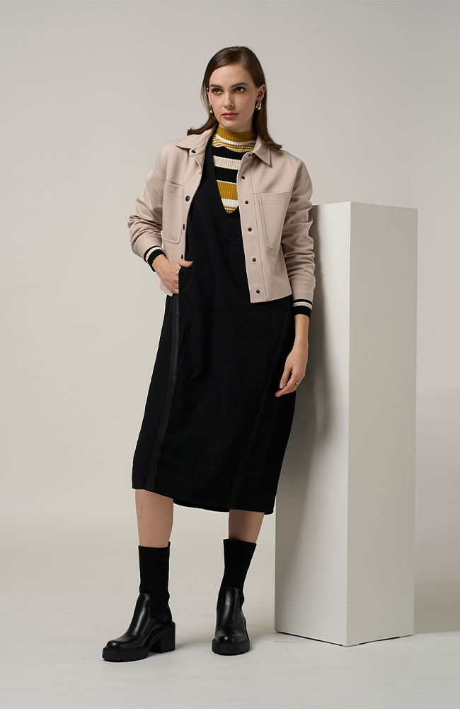 Matchwork Jacket - Stone