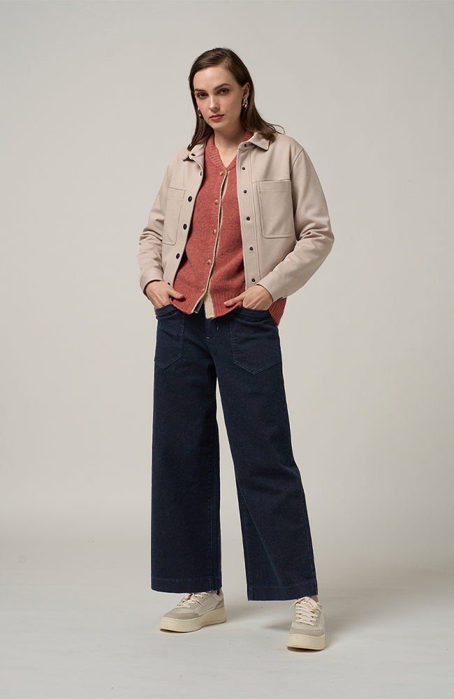 Matchwork Jacket - Stone