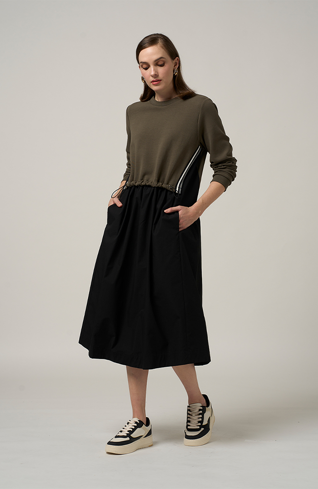 Osbourne Dress - Khaki