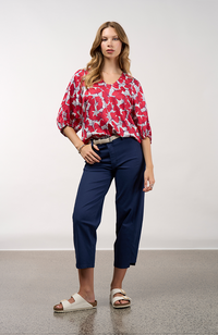 Take Flight Top - Poppy Multi