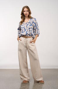 Take Flight Top - Denim Multi