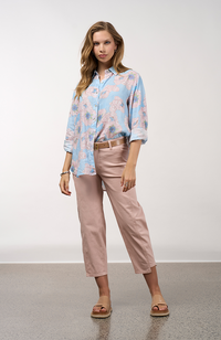 Poetic Shirt - Eggshell Multi