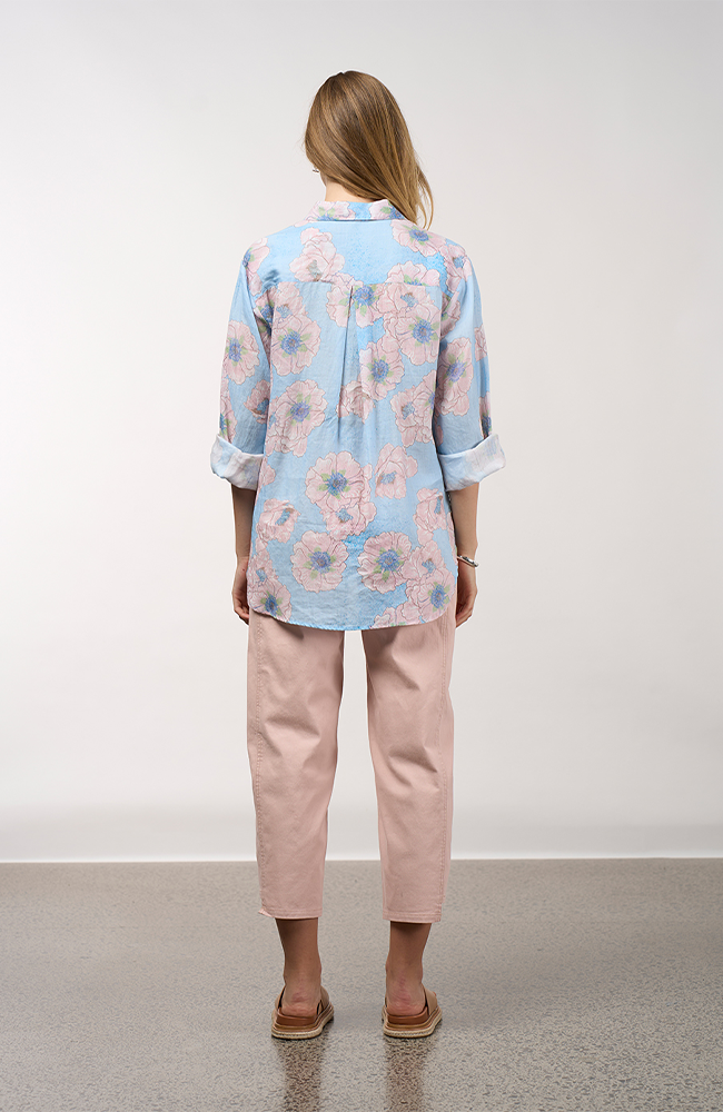 Poetic Shirt - Eggshell Multi