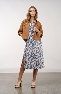 Take Flight Dress - Denim Multi