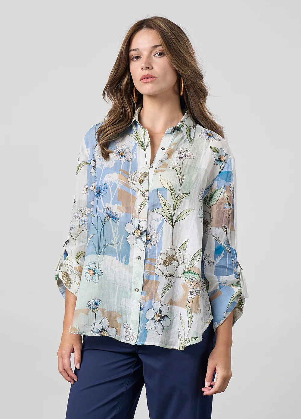 Melody Shirt - Sage Multi