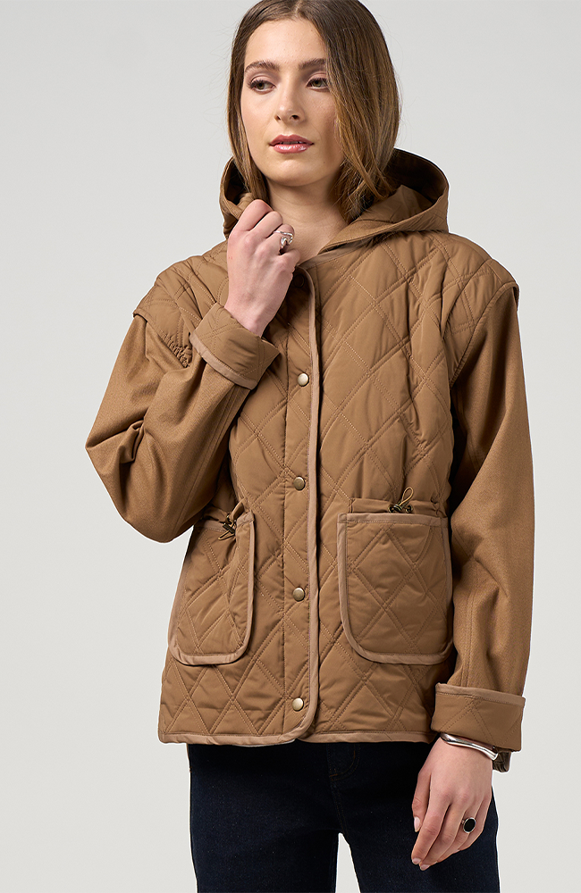 Tetris Jacket - Mocha