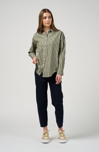 Direction Stripe Shirt - Sage
