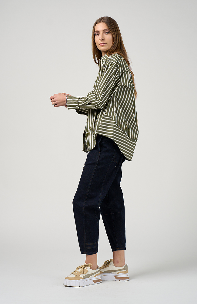 Direction Stripe Shirt - Sage