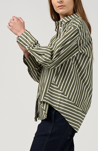 Direction Stripe Shirt - Sage
