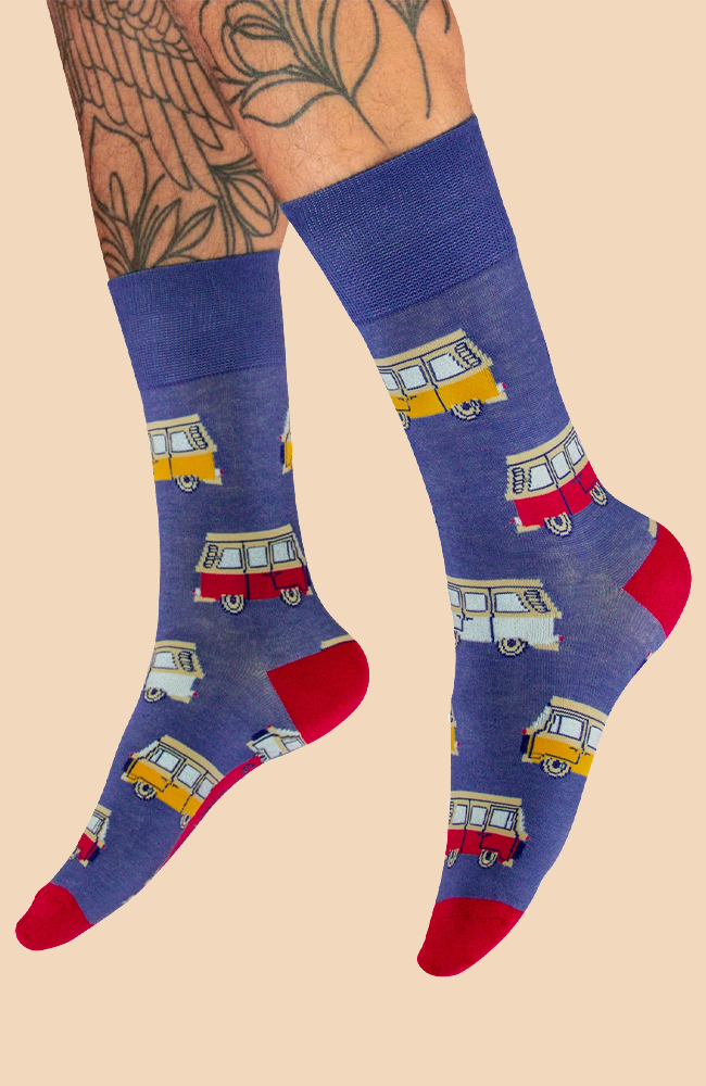 Men's Vintage Van Socks - Denim