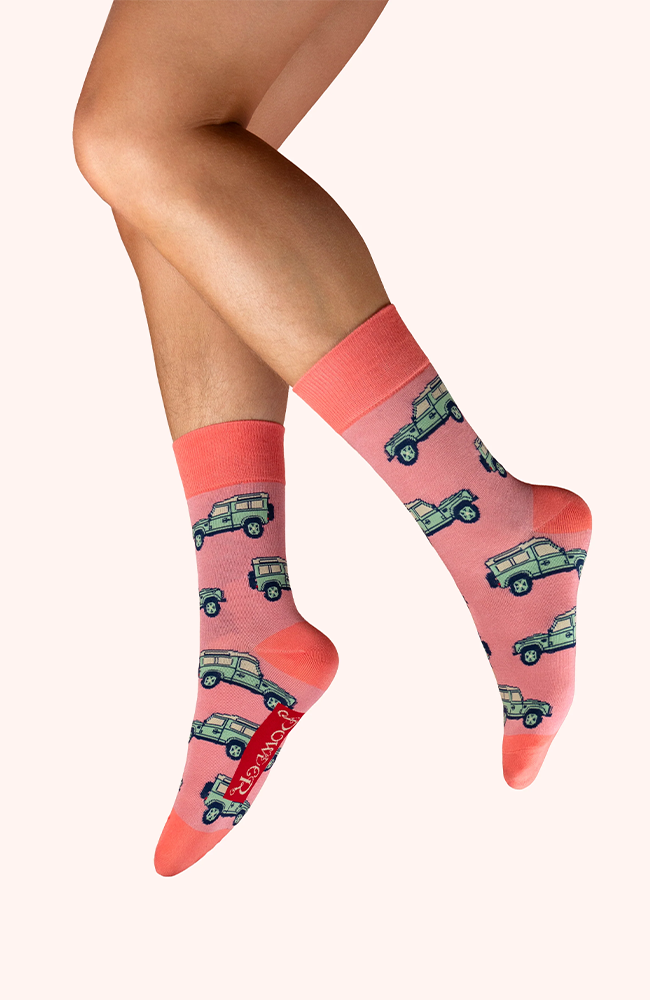 Men's Socks – Vintage Land Rover/Rose