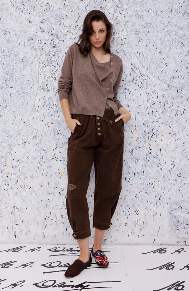 Trucker Pants - Chocolate