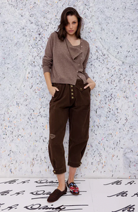 Trucker Pants - Chocolate