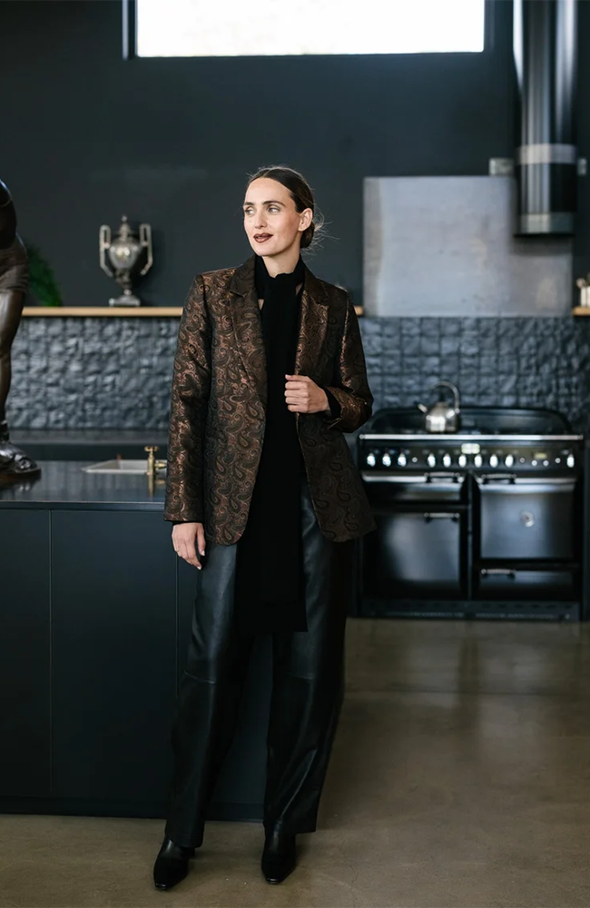 Zazzle Blazer - Bronze Paisley