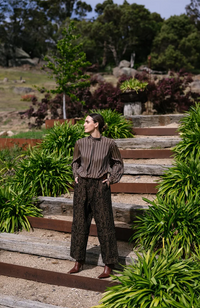 Trucker Pants -  Brown Snake