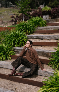 Trucker Pants -  Brown Snake