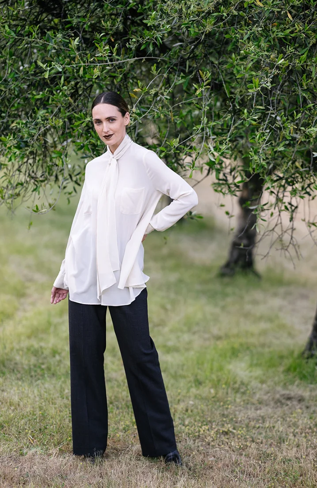 Raffles Blouse - Whipped Cream