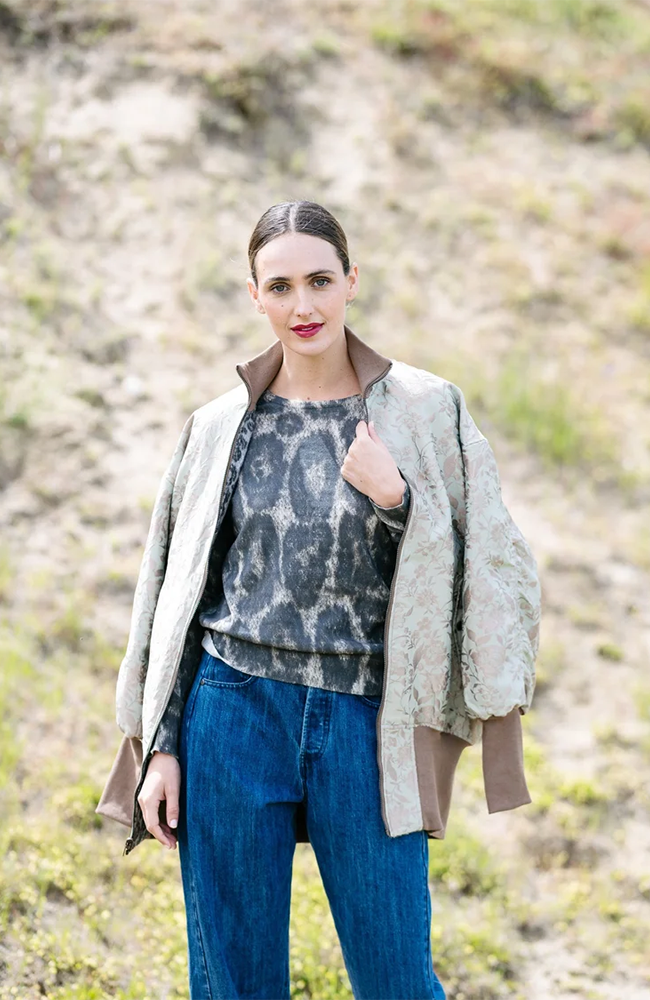 Boom Reversable Jacket - Snow Leop/Pistachio