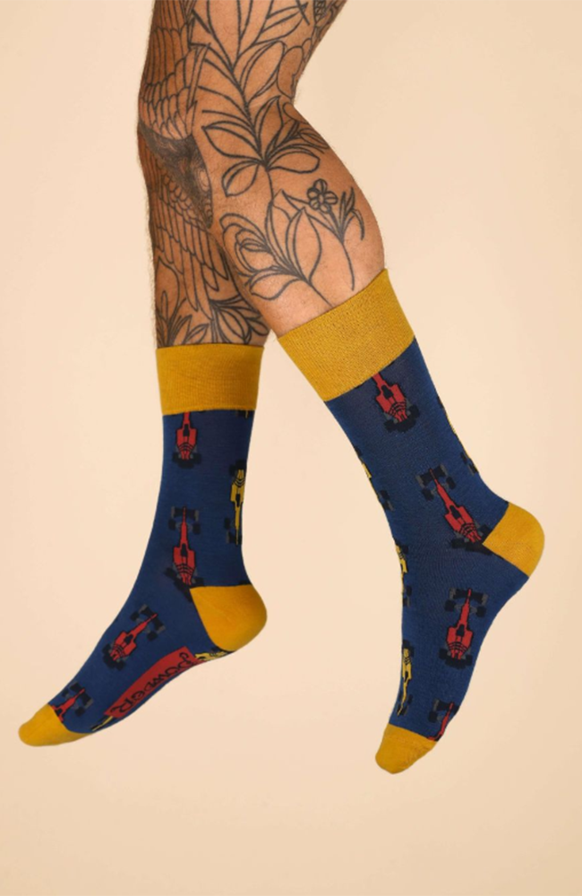 Men's Sock - Grand Prix, Blue