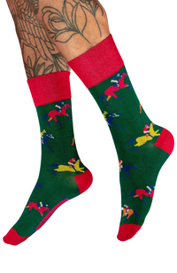 Men's Sock - Races, Racing Green