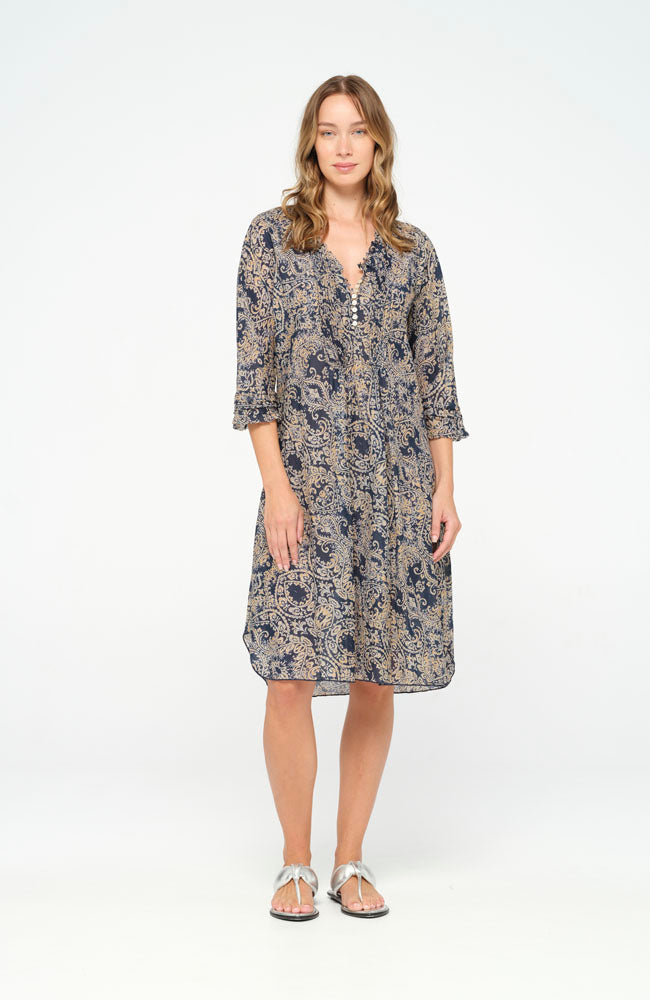 Middy Poppy - Costa Brava | Cotton - Navy