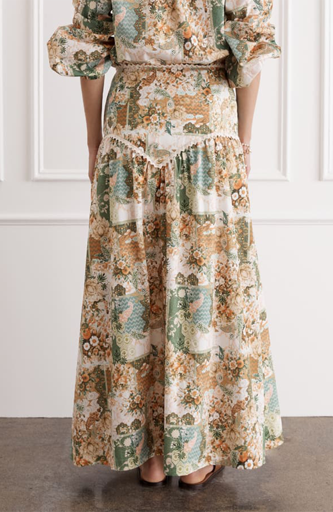 Mosaic Aida Maxi Skirt - Multi