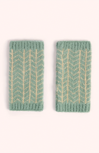 Niamh Wrist Warmers - Ice