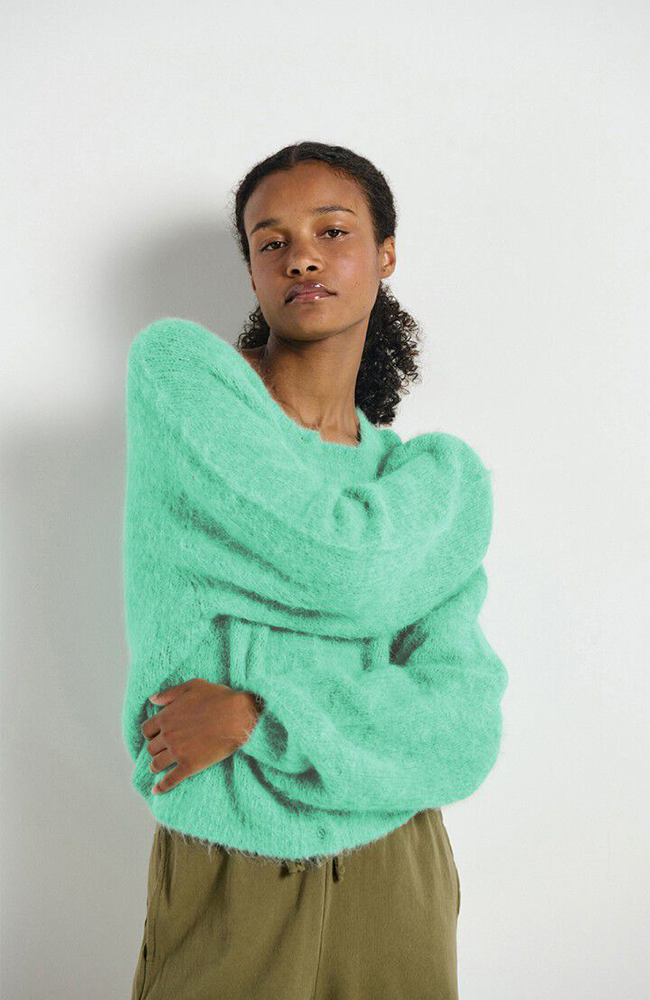 Niby Cardigan - Mint Syrup Melange