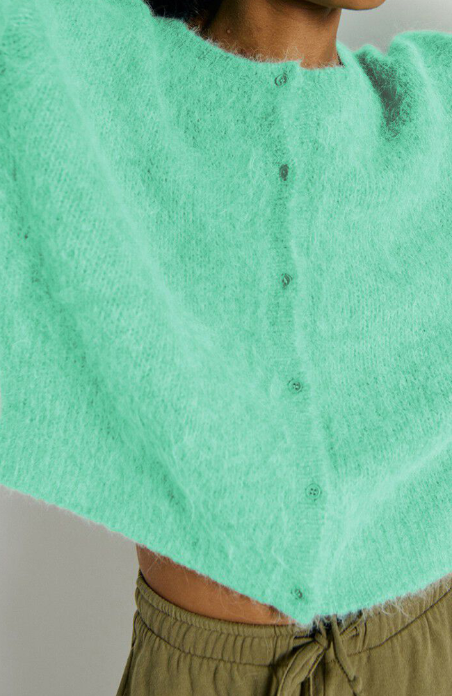 Niby Cardigan - Mint Syrup Melange