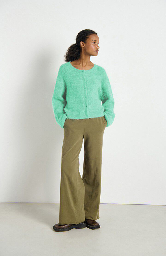 Niby Cardigan - Mint Syrup Melange